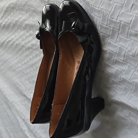 Sofft Elegant Black Patent Leather Women's Low Heels Minimalist Office Summer - Picture 8 of 12